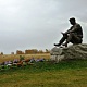АЛТАЙСКИЙ КРАЙ. Михаил Рыбочкин. Село Сростки. Памятник Василию Шукшину